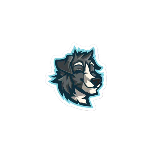 Big Dog Gamer Stickers (Art by @Werewolf_V)